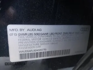 2014 Audi S4 Premium Plus with VIN WAUDGAFL0EA020770, listed as a Copart auction lot 44546215 with 137,426 mi miles and Salvage Title. Bid and sale history available at carsss.com. Image 12.