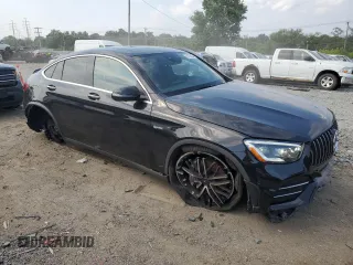 2021 Mercedes-Benz GLC with VIN W1N0J6EB3MF920792, listed as a Copart auction lot 62026084 with 32,971 mi miles and Salvage Title. Bid and sale history available at carsss.com. Image 4.