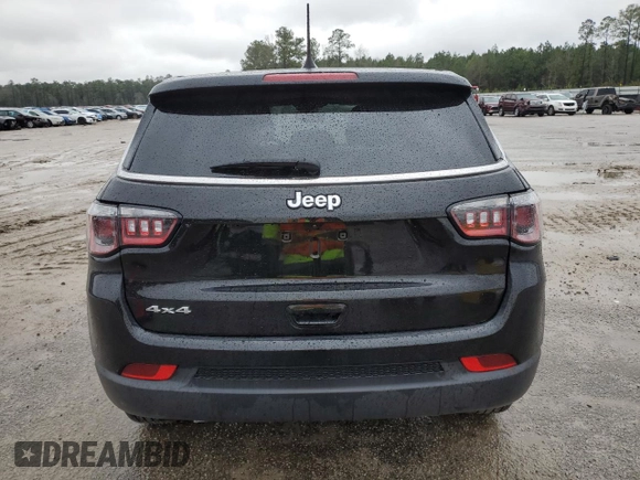 2024 Jeep Compass Sport with VIN 3C4NJDANXRT102040, listed as a Copart auction lot 48545325 with 10,668 mi miles and Salvage Title. Bid and sale history available at carsss.com. Image 6.