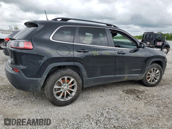 2022 Jeep Cherokee Latitude Lux with VIN 1C4PJMMX5ND500116, listed as a Copart auction lot 55146115 with Not provided miles and Salvage title. Bid and sale history available at DreamBid. Image 3.