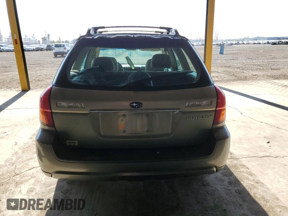 2005 Subaru Legacy Outback with VIN 4S4BP61C056354858, listed as a Copart auction lot 60150935 with Not provided miles and Salvage title. Bid and sale history available at DreamBid. Image 6.