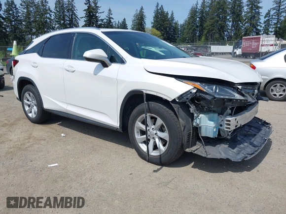 2017 Lexus RX with VIN 2T2BZMCA7HC118019, listed as a IAAI auction lot 42128499 with 100,448 mi miles. Bid and sale history available at carsss.com. Image 1.