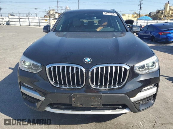 2019 BMW X3 xDrive30i with VIN 5UXTR9C53KLP81188, listed as a Copart auction lot 54952965 with 39,281 mi miles and Salvage Title. Bid and sale history available at DreamBid. Image 5.