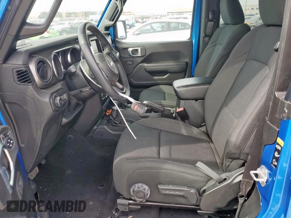 2021 Jeep Wrangler Sport S with VIN 1C4GJXAN0MW790739, listed as a Copart auction lot 47780115 with Not Provided miles and Salvage Title. Bid and sale history available at DreamBid. Image 7.