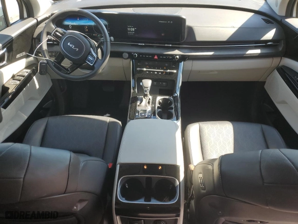 2024 Kia Carnival SX with VIN KNDNE5H30R6370054, listed as a Copart auction lot 50648975 with 15,066 mi miles and Salvage Title. Bid and sale history available at carsss.com. Image 8.