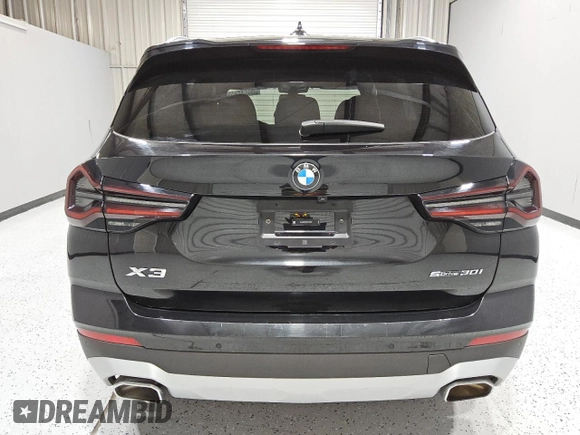 2024 BMW X3 sDrive30i with VIN 5UX43DP06R9V04050, listed as a Copart auction lot 53581435 with 28,220 mi miles and Clean Title. Bid and sale history available at DreamBid. Image 6.