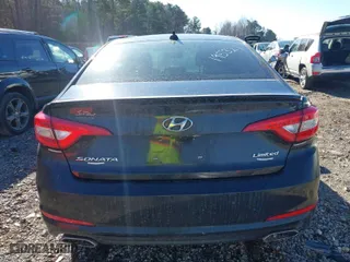 2016 Hyundai Sonata 2.4L Sport with VIN 5NPE34AF5GH310746, listed as a IAAI auction lot 41417142 with 150,117 mi miles. Bid and sale history available at carsss.com. Image 16.