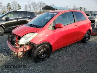 2007 Toyota Yaris with VIN JTDJT923X75075082, listed as a Copart auction lot 48860985 with 176,467 mi miles and Salvage Title. Bid and sale history available at carsss.com. Image 1.