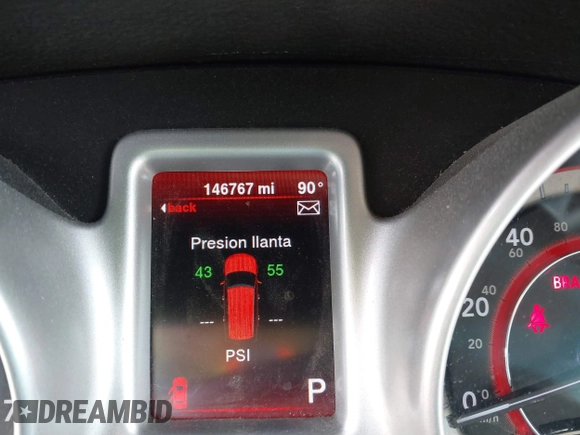 2015 Dodge Journey SXT with VIN 3C4PDCBG8FT604938, listed as a IAAI auction lot 41454168 with 146,767 mi miles. Bid and sale history available at carsss.com. Image 16.