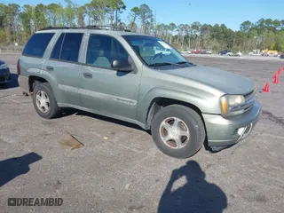 2004 Chevrolet TrailBlazer LS with VIN 1GNDT13S942209802, listed as a IAAI auction lot 41842521 with 197,319 mi miles. Bid and sale history available at carsss.com. Image 1.