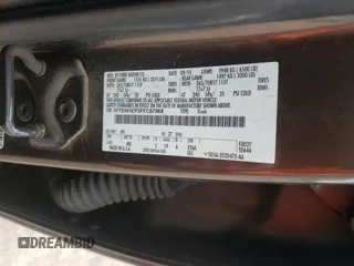 2015 Ford F-150 XLT with VIN 1FTEW1EP3FFC87968, listed as a Copart auction lot 52022795 with 204,904 mi miles and Salvage Title. Bid and sale history available at carsss.com. Image 13.
