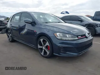 2018 Volkswagen Golf GTI S with VIN 3VW447AU4JM296412, listed as a IAAI auction lot 41788065 with 132,037 mi miles. Bid and sale history available at carsss.com. Image 1.