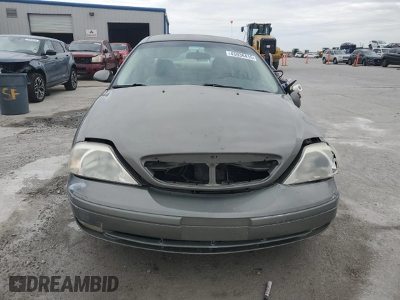 2001 Mercury Sable LS Premium with VIN 1MEFM55S81A608056, listed as a Copart auction lot 45936415 with 123,549 mi miles and Salvage Title. Bid and sale history available at DreamBid. Image 5.