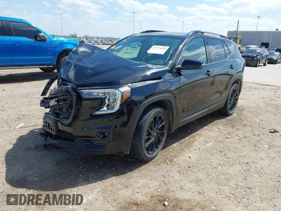 2024 GMC Terrain SLT with VIN 3GKALVEG5RL196049, listed as a IAAI auction lot 41771659 with 43,219 mi miles and . Bid and sale history available at carsss.com. Image 19.