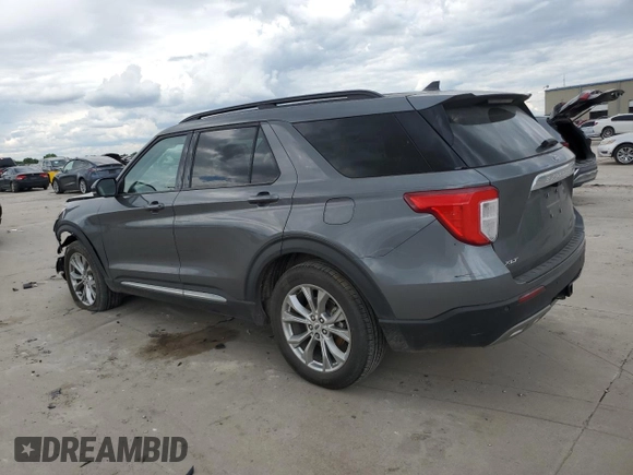 2024 Ford Explorer XLT with VIN 1FMSK8DH2RGA86199, listed as a Copart auction lot 56005575 with 18,083 mi miles and Salvage title. Bid and sale history available at DreamBid. Image 2.