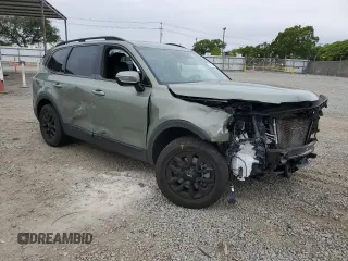 2024 Kia Telluride SX Prestige X-Pro with VIN 5XYP5DGC0RG460032, listed as a Copart auction lot 58527925 with 32,423 mi miles and Salvage title. Bid and sale history available at DreamBid. Image 4.