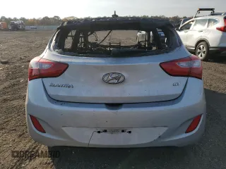 2017 Hyundai Elantra GT with VIN KMHD35LH6HU374894, listed as a Copart auction lot 78485924 with 0 mi miles and Salvage Title. Bid and sale history available at carsss.com. Image 6.