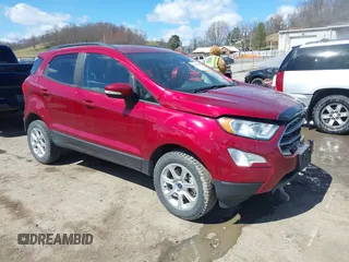 2020 Ford EcoSport SE with VIN MAJ6S3GL8LC317720, listed as a IAAI auction lot 41848210 with 67,513 mi miles. Bid and sale history available at carsss.com. Image 1.