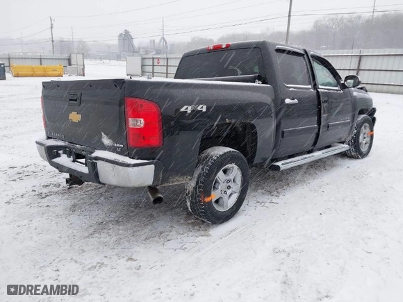 2012 Chevrolet Silverado 1500 LT with VIN 3GCPKSE77CG273494, listed as a IAAI auction lot 41572875 with 1 mi miles. Bid and sale history available at carsss.com. Image 4.