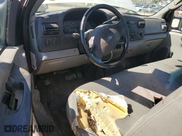 2007 Ford F-250 XL with VIN 1FTSF21P07EA92495, listed as a Copart auction lot 49244215 with 326,854 mi miles and Clean Title. Bid and sale history available at DreamBid. Image 8.