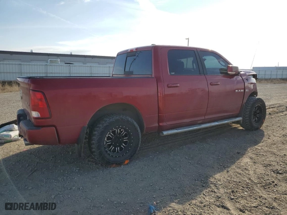 2010 Dodge Ram 1500 Sport with VIN 1D7RV1CT6AS231386, listed as a Copart auction lot 50796135 with 304,011 mi miles and Salvage Title. Bid and sale history available at carsss.com. Image 3.