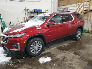 2023 Chevrolet Traverse LT Cloth with VIN 1GNEVGKW5PJ135178, listed as a Copart auction lot 44572535 with 54,727 mi miles and Salvage Title. Bid and sale history available at carsss.com. Image 1.