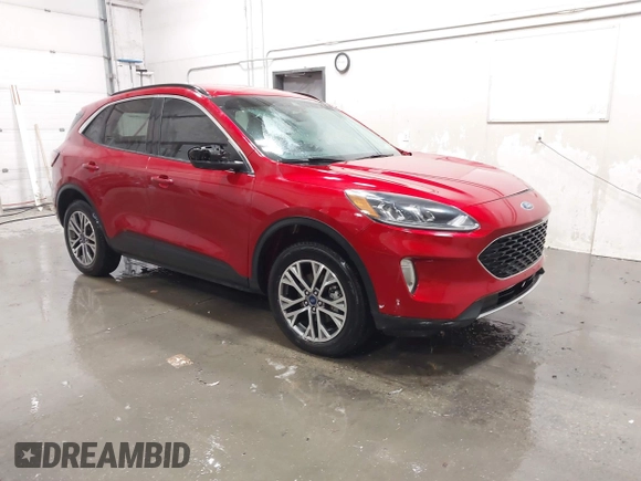 2021 Ford Escape SEL with VIN 1FMCU9H98MUA25215, listed as a IAAI auction lot 41056867 with 51,280 mi miles and . Bid and sale history available at DreamBid. Image 1.