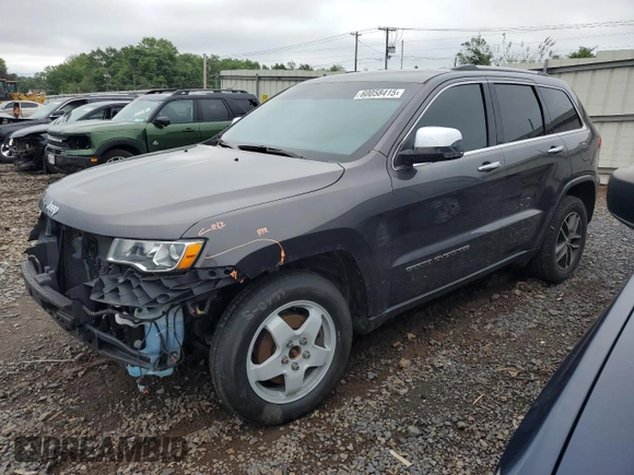 2017 Jeep Grand Cherokee Limited с VIN 1C4RJFBG5HC954299, выставлен на аукционе Copart как лот 60058415 с пробегом Не указан миль и Списание • Salvage title. История ставок и продаж доступна на DreamBid. Изображение 1.