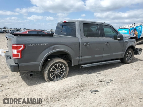 2020 Ford F-150 XL with VIN 1FTEW1CP9LFB53884, listed as a Copart auction lot 47887035 with 83,558 mi miles and Salvage Title. Bid and sale history available at DreamBid. Image 3.