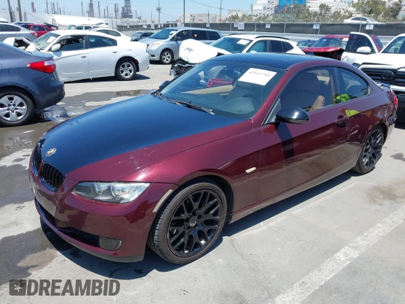 2007 BMW 3 Series 328i with VIN WBAWV13557P118052, listed as a IAAI auction lot 42642784 with 57,288 mi miles and . Bid and sale history available at DreamBid. Image 2.