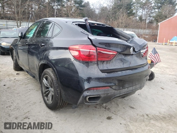2015 BMW X6 xDrive35i with VIN 5UXKU2C56F0N76957, listed as a Copart auction lot 32192922 with 0 mi miles. Bid and sale history available at carsss.com. Image 3.