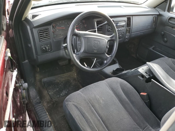 2002 Dodge Dakota with VIN 1B7FL16X22S668515, listed as a Copart auction lot 78352644 with 214,222 mi miles and Salvage Title. Bid and sale history available at DreamBid. Image 8.