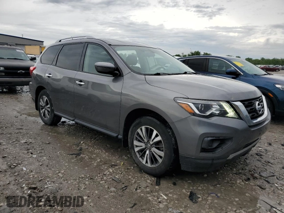 2017 Nissan Pathfinder SV with VIN 5N1DR2MN0HC668833, listed as a Copart auction lot 53475295 with 102,111 mi miles and Salvage title. Bid and sale history available at DreamBid. Image 4.