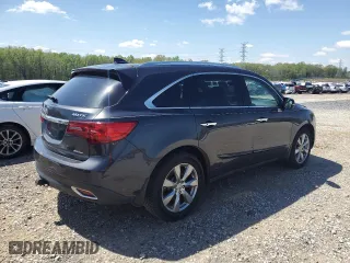 2016 Acura MDX w/Advance with VIN 5FRYD4H97GB009385, listed as a Copart auction lot 52037985 with 148,682 mi miles and Salvage Title. Bid and sale history available at carsss.com. Image 3.