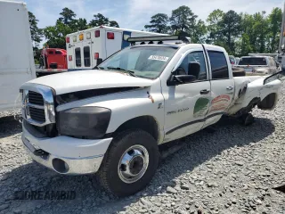 2006 Dodge 3500 SLT with VIN 3D7MX48C16G171272, listed as a Copart auction lot 55478634 with 411,899 mi miles and Salvage Title. Bid and sale history available at carsss.com. Image 1.