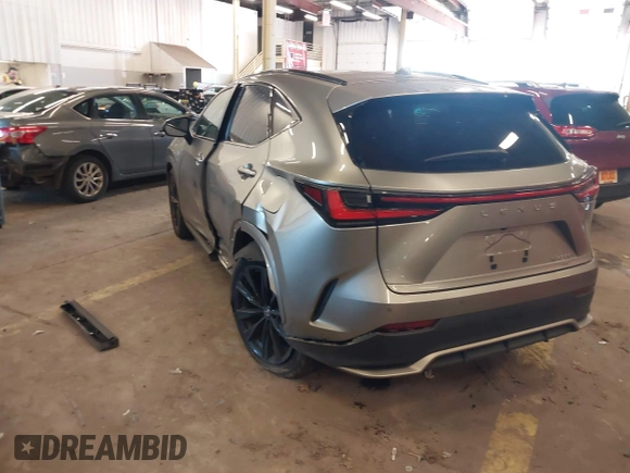 2024 Lexus NX with VIN 2T2KGCEZXRC037942, listed as a IAAI auction lot 41681489 with 8,625 mi miles. Bid and sale history available at carsss.com. Image 3.