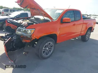 2021 Chevrolet Colorado 2WD Work Truck z VIN 1GCHSBEA9M1154037, wystawiony jako IAAI lot #42084993 z przebiegiem 41 710 mil mil oraz . Historia ofert i sprzedaży dostępna na DreamBid. Obrazek 18.