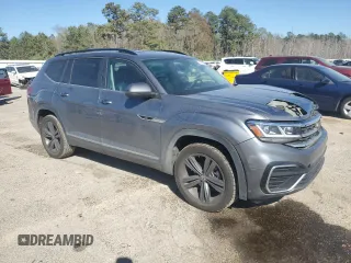 2021 Volkswagen Atlas SE with VIN 1V2NR2CA5MC562930, listed as a Copart auction lot 50253605 with 67,093 mi miles and Salvage title. Bid and sale history available at DreamBid. Image 4.