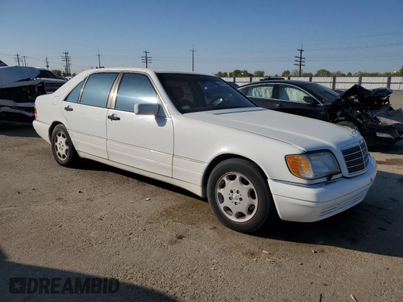 1998 Mercedes-Benz S-Class with VIN WDBGA43G6WA393788, listed as a Copart auction lot 54447505 with 145,142 mi miles and Clean Title. Bid and sale history available at carsss.com. Image 4.