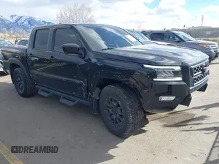 2023 Nissan Frontier SV with VIN 1N6ED1EK0PN658048, listed as a IAAI auction lot 41383407 with 13,744 mi miles and . Bid and sale history available at DreamBid. Image 1.