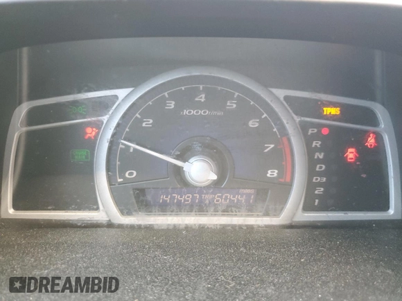 2009 Honda Civic Cpe EX with VIN 2HGFG128X9H502832, listed as a Copart auction lot 53076095 with 147,497 mi miles and Salvage Title. Bid and sale history available at carsss.com. Image 9.