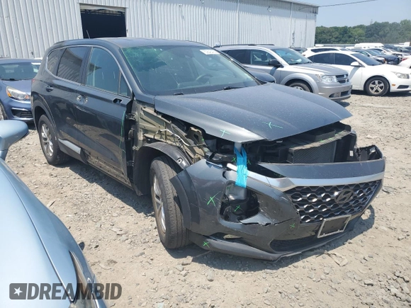 2020 Hyundai Santa Fe SE with VIN 5NMS2CAD5LH143603, listed as a Copart auction lot 60643405 with 18,877 mi miles and Salvage title. Bid and sale history available at DreamBid. Image 4.