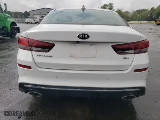2019 Kia Optima EX with VIN 5XXGU4L19KG298967, listed as a Copart auction lot 48338505 with 115,668 mi miles and Salvage Title. Bid and sale history available at carsss.com. Image 6.