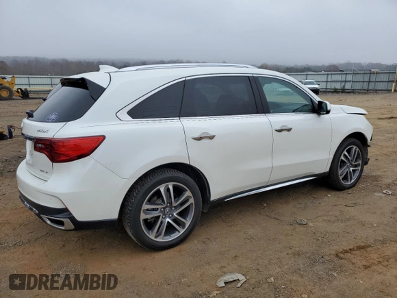 2018 Acura MDX Advance with VIN 5J8YD4H85JL023994, listed as a Copart auction lot 84027964 with 91,273 mi miles and Salvage Title. Bid and sale history available at DreamBid. Image 3.