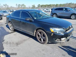 2013 Volkswagen Passat TDI SEL Premium with VIN 1VWCN7A38DC005612, listed as a IAAI auction lot 41326762 with 191,901 mi miles. Bid and sale history available at carsss.com. Image 1.