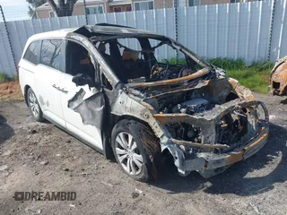 2014 Honda Odyssey EX-L z VIN 5FNRL5H68EB088678, wystawiony jako IAAI lot #41642412 z przebiegiem Nie podano mil oraz . Historia ofert i sprzedaży dostępna na DreamBid. Obrazek 1.
