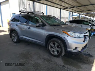 2015 Toyota Highlander Limited with VIN 5TDDKRFH8FS138811, listed as a Copart auction lot 62999715 with 85,853 mi miles and Salvage title. Bid and sale history available at DreamBid. Image 4.
