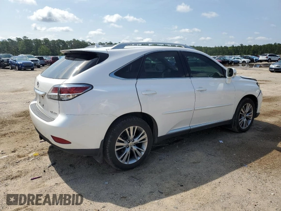 2013 Lexus RX 350 z VIN 2T2BK1BA8DC154770, wystawiony jako Copart lot #59846695 z przebiegiem 127 868 mil mil oraz Szkoda całkowita • Salvage title. Historia ofert i sprzedaży dostępna na DreamBid. Obrazek 3.