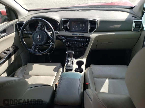 2018 Kia Sportage EX with VIN KNDPN3AC9J7353694, listed as a Copart auction lot 51092625 with 86,265 mi miles and Salvage title. Bid and sale history available at DreamBid. Image 8.