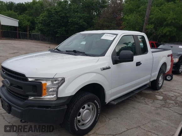 2019 Ford F-150 XL with VIN 1FTFX1E52KKD85150, listed as a IAAI auction lot 42124342 with 122,760 mi miles. Bid and sale history available at carsss.com. Image 20.
